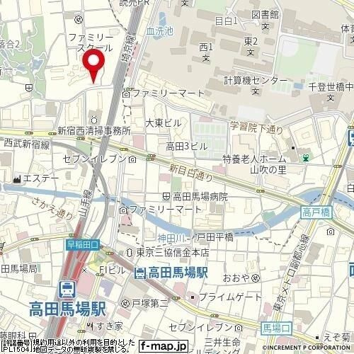 フェニックス目白の地図