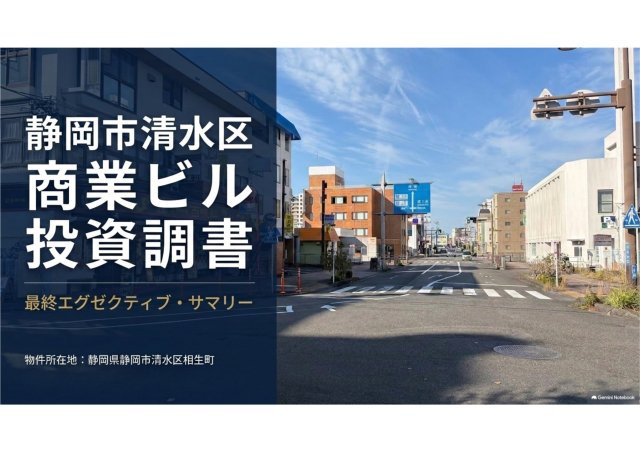 清水区相生町売ビルの外観