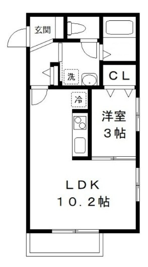 セカンドパストラルハイツの間取り