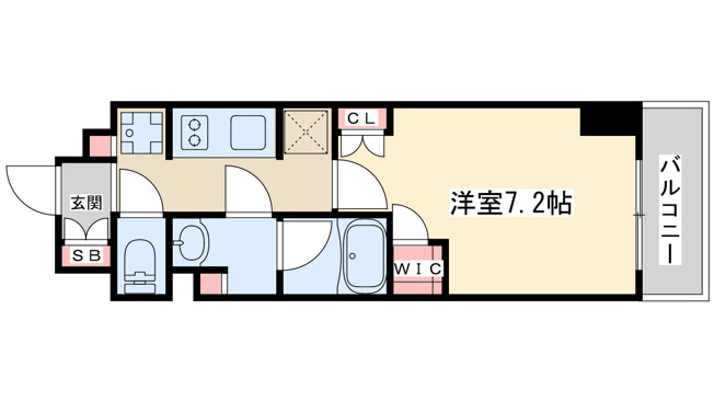 【間取り】 | ザミューチュアル江坂