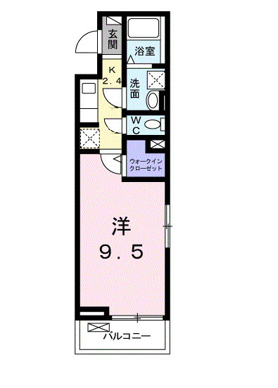 ヴェルレーヌの間取り|間取図