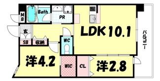 【間取り】 | GENOVIA神戸新開地駅前