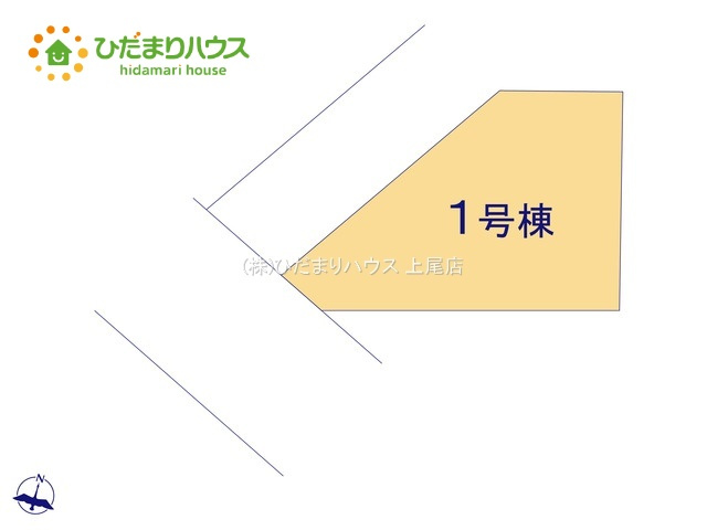 上尾市西宮下2207①　新築戸建　MIRASUMO01の区画図