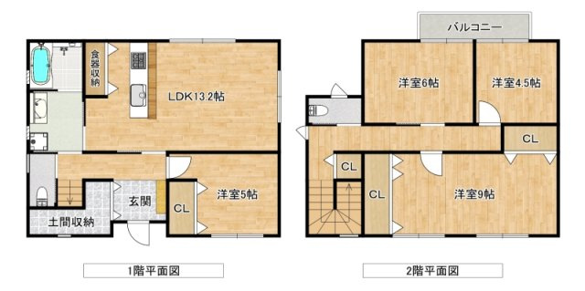 ゴールデンタウン戸建ての間取り
