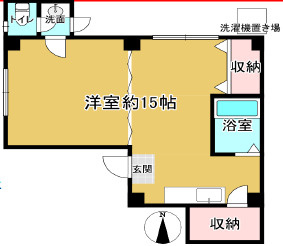 石津ハイツの間取り