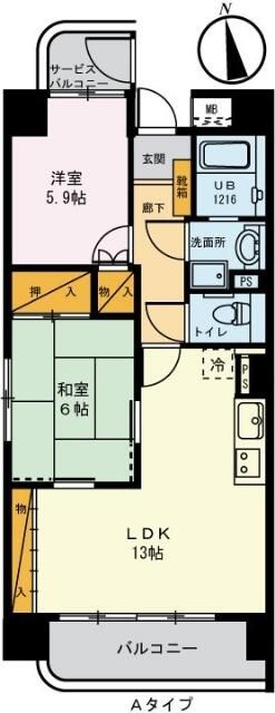 ラ・メゾンさくらの間取り