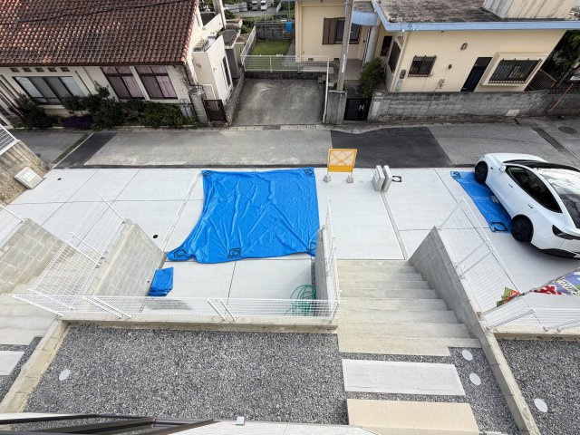豊見城市饒波　第1（全3棟）のバルコニー|※同施工会社写真です