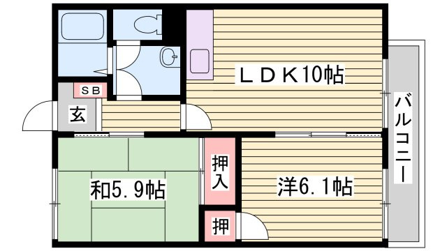 カーサベルデⅢの間取り