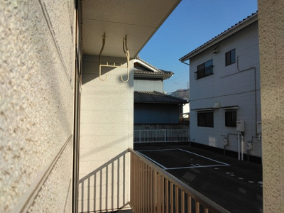 【バルコニー】 | コーポ飛鳥B | 南西向き