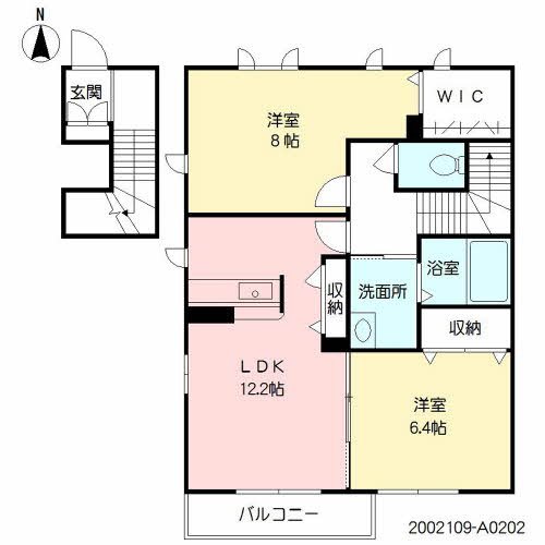 ボナール・Kの間取り