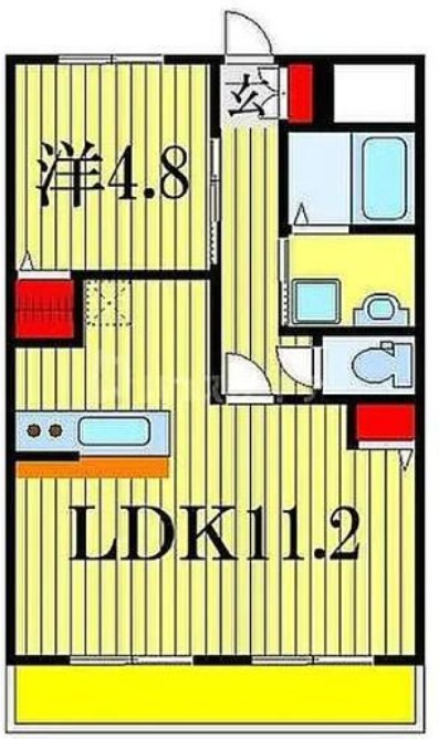 ネオハイムK1の間取り