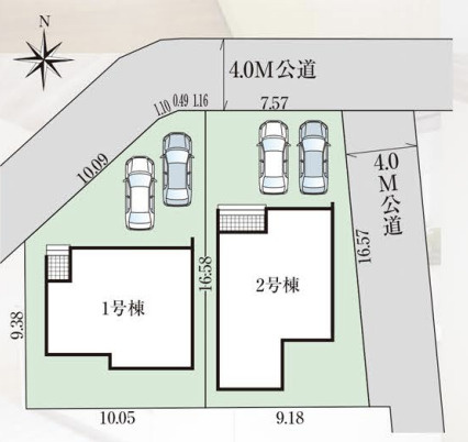 【区画図】 | 久喜市栗橋東9期　新築戸建　全2棟　1号棟　
