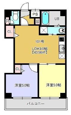 アール・ワンズ北砂の間取り
