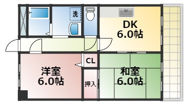 【間取り】 | ライフステージ緑橋　仲介手数料無料