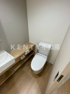 【トイレ】 | ディアレンス池上南ＷＥＳＴ | 清潔感のあるトイレです