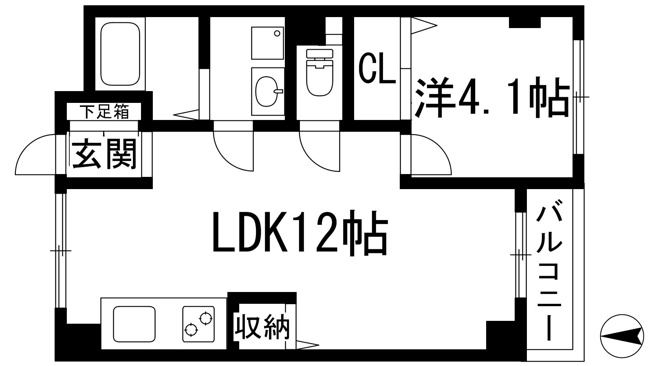 【間取り】 | 第三博宝ハイツ