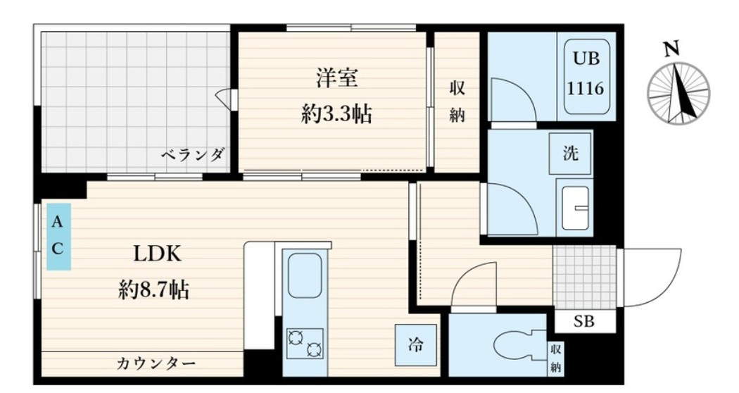 アーバングランデ市川の間取り