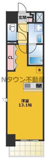 【間取り】 | フレール上前津 | 間取りです。