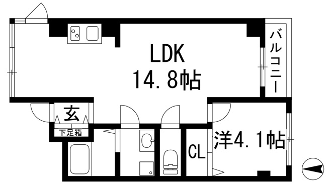 【間取り】 | 第三博宝ハイツ