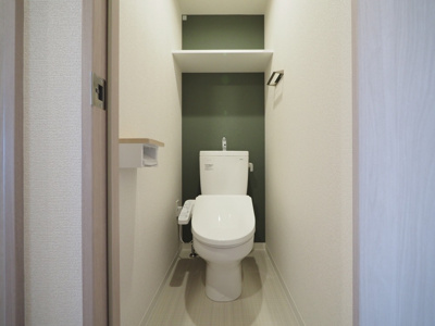 【トイレ】 | アドバンス北大阪フィーノ | 落ち着いた色調のトイレです