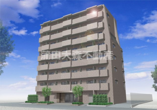ルーブル本羽田の外観パース