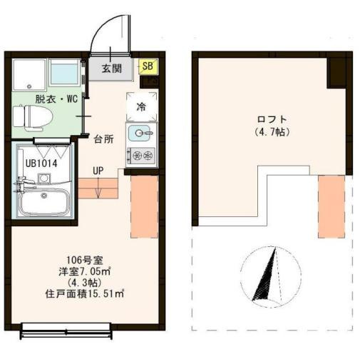 【間取り】 | エアル北小岩