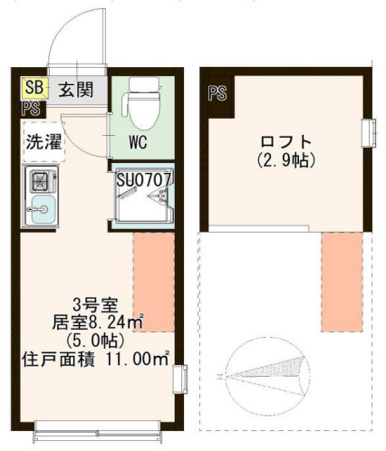 【間取り】 | クラッセ小岩
