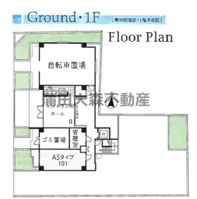 ルーブル本羽田の区画図
