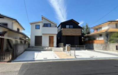 【外観】 | ひよどり台２丁目　新築戸建 | 完成しましたので即ご案内可能です。