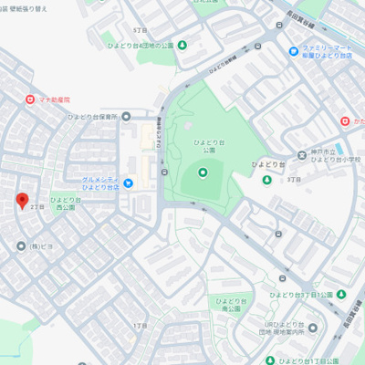 【地図】 | ひよどり台２丁目　新築戸建