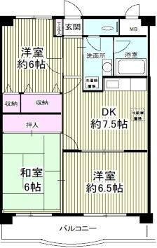 ブライトステージ南柏の間取り
