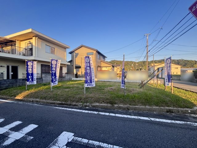 西宮市山口町名来2丁目 土地1号地の前面道路含む現地写真