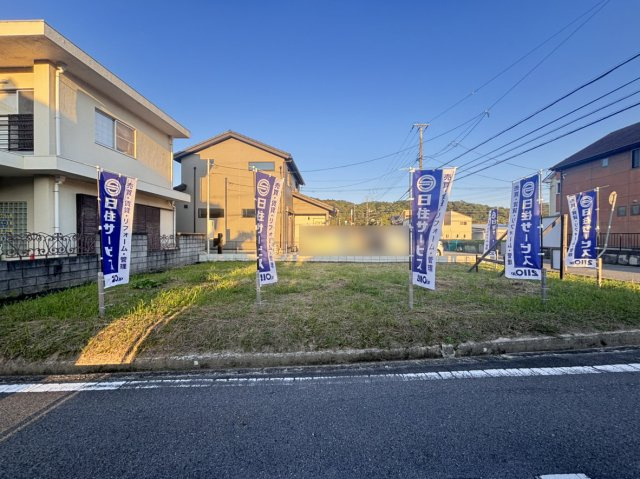 西宮市山口町名来2丁目 土地1号地の前面道路含む現地写真