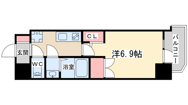 【間取り】 | セレニテ東梅田アリエ