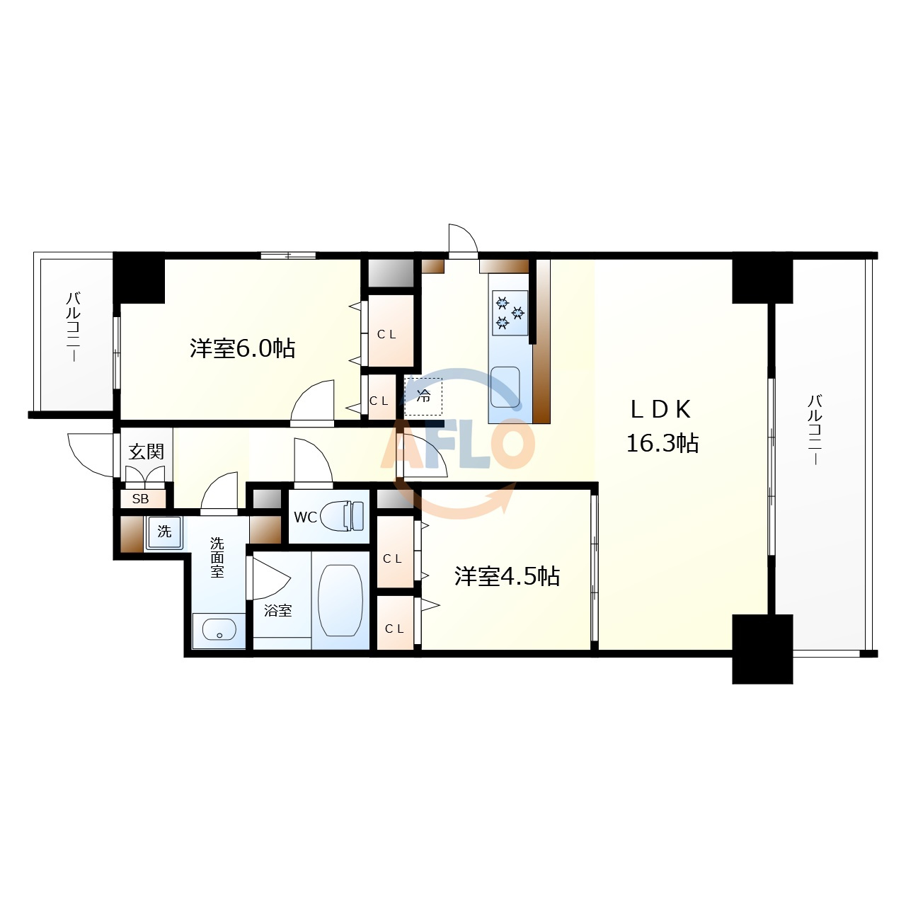 F-TAMATSUKURIの間取り|F-TAMATSUKURI　間取り