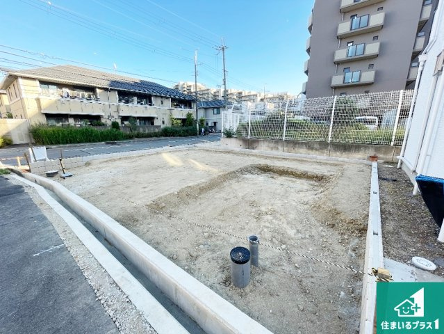 ■豊中市城山町　新築一戸建ての外観|現在はこんな感じです。完成までが待ち遠しいですね。