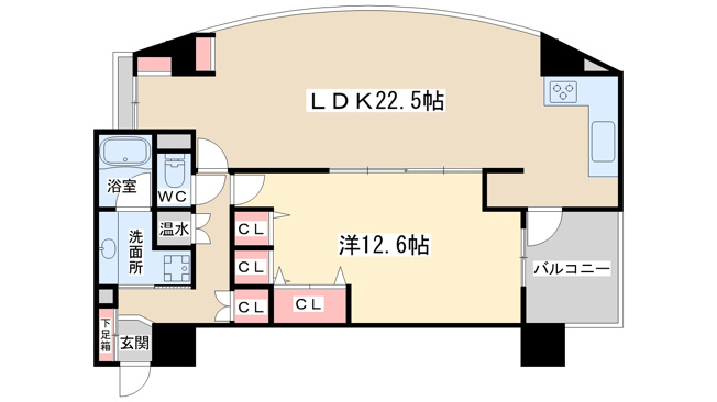 【間取り】 | グレンパーク梅田北