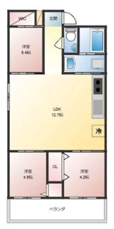 【間取り】 | ＬＡＵＬＥＡ（ラウレア）（ＲＨ） | ＬＡＵＬＥＡ（ラウレア）（ＲＨ）★那覇市泊エリア