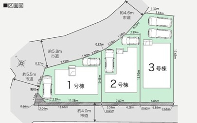 市川市下貝塚３丁目０１期の区画図