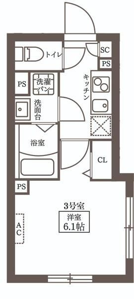 ＰＲＡＴＩＱＵＥ　Ｙｏｙｏｇｉの間取り