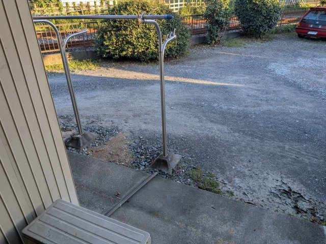 泉町綿貫様貸家Bの庭