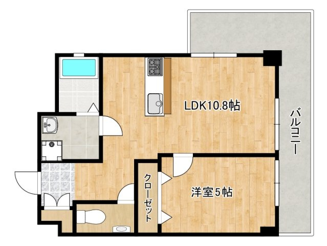 ひがわアパートの間取り
