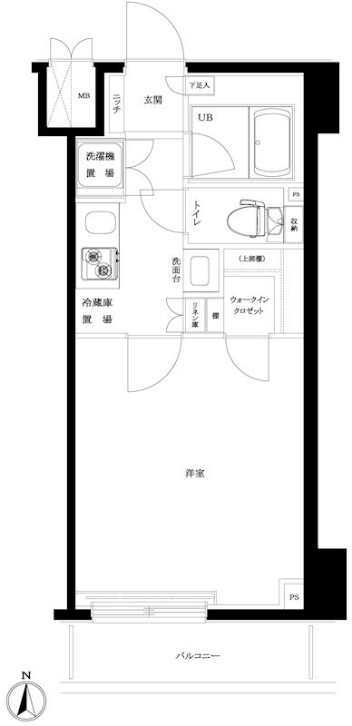 ルーブル板橋区役所前の間取り