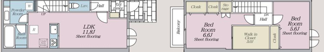 【間取り】 | オルキデ蘆花公園　拾番館