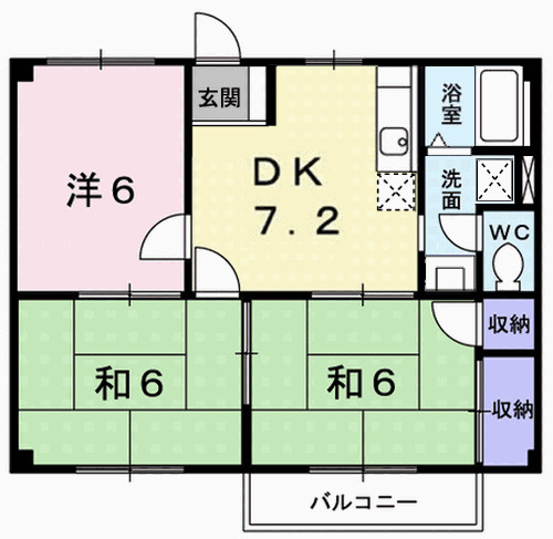 アメニティー白浜Ａの間取り