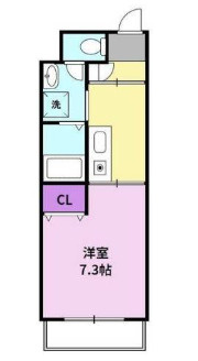 アルファルファA棟の間取り