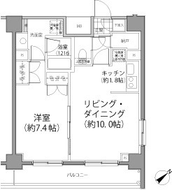 パークハビオ東向島の間取り