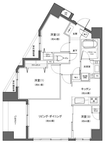 【間取り】 | ダイナシティ西横浜