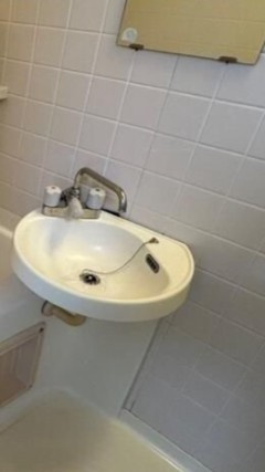 柏東ハイツの洗面所|※別部屋参考写真
