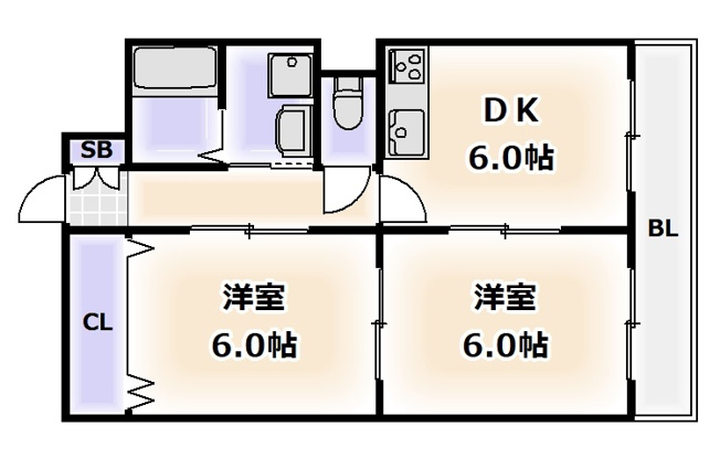 【間取り】 | リエス桜川